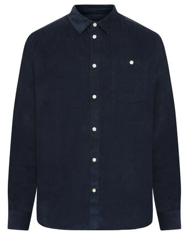 KnowledgeCotton Apparel Cord-Hemd Regular Fit