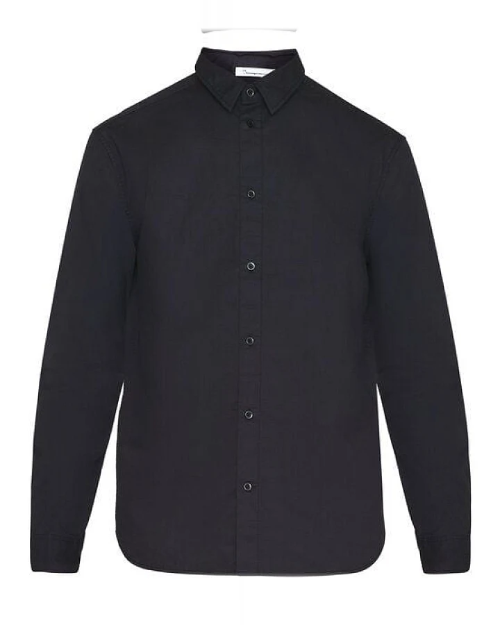 KnowledgeCotton Apparel Langarm-Hemd ALF Regular Fit
