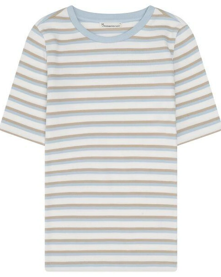 KnowledgeCotton Apparel T-Shirt Rib