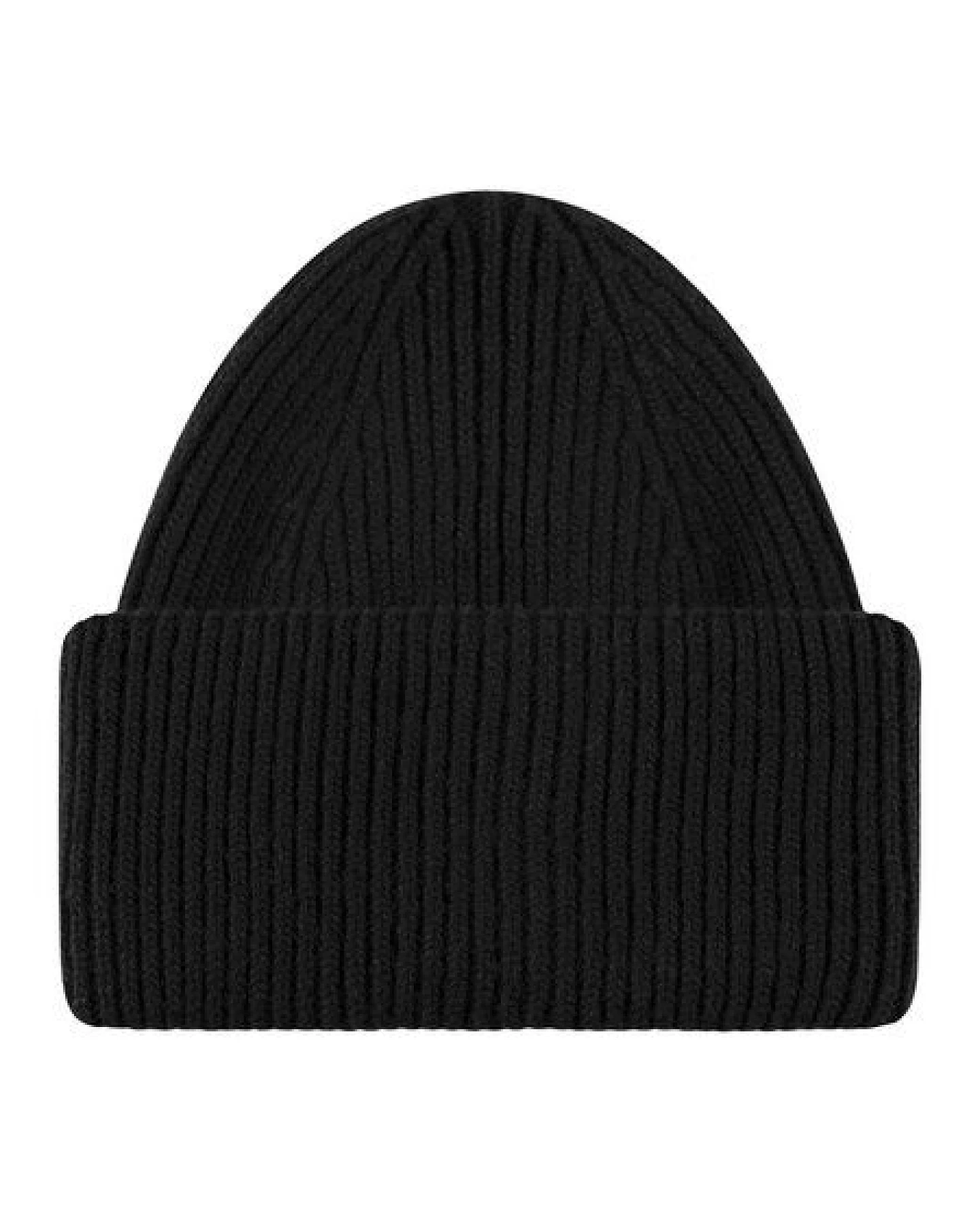 KnowledgeCotton Apparel Big Rib Beanie-Mütze aus Lammwolle – Ansicht 2