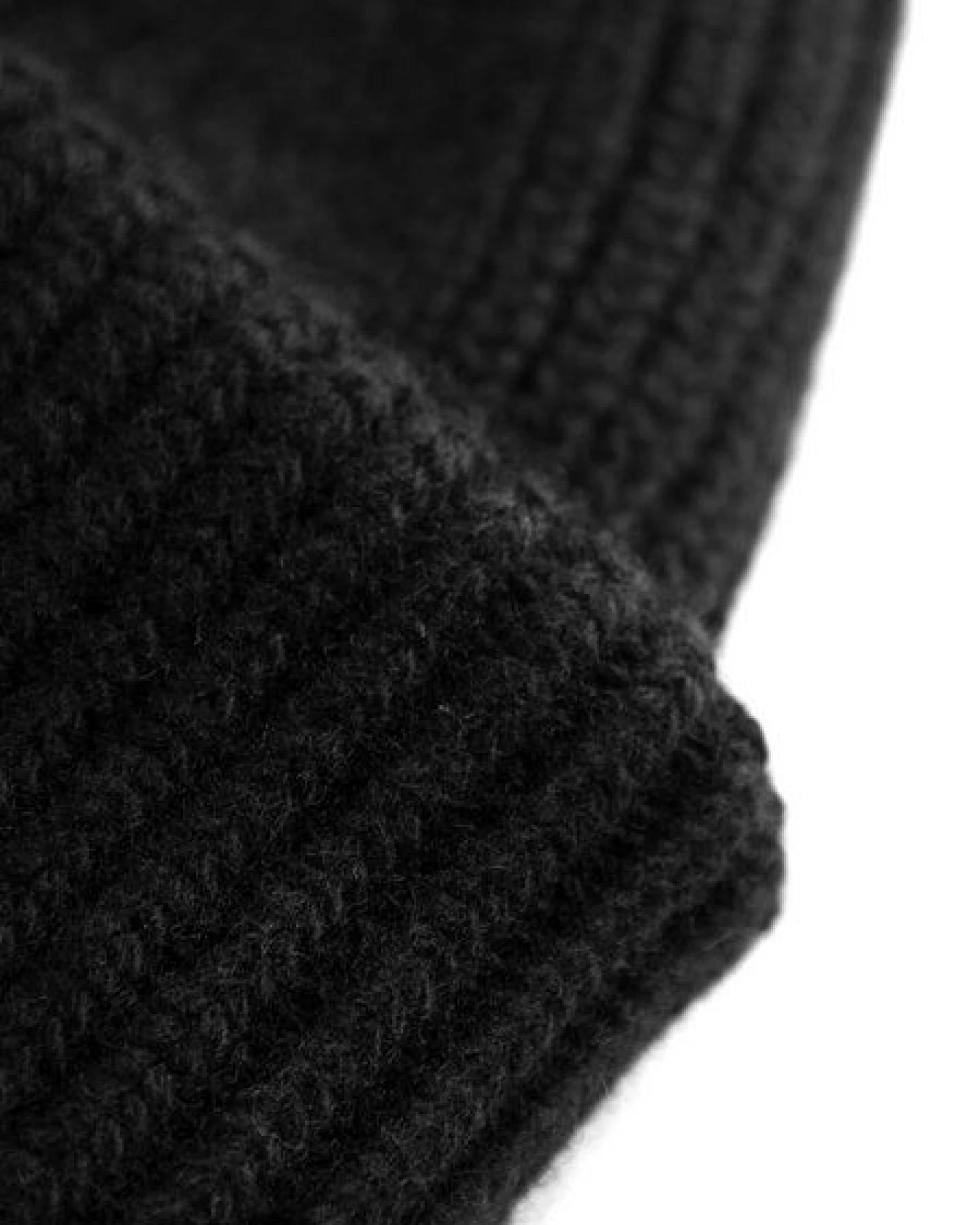 KnowledgeCotton Apparel Big Rib Beanie-Mütze aus Lammwolle – Ansicht 3
