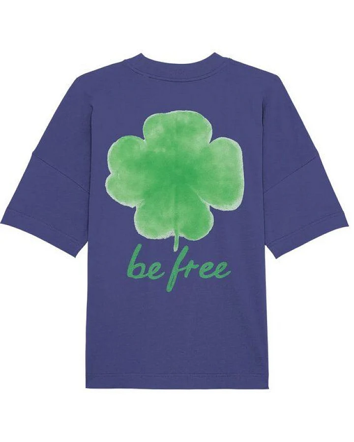 be free shoes LUCK - Kleeblatt Organic Oversize Shirt