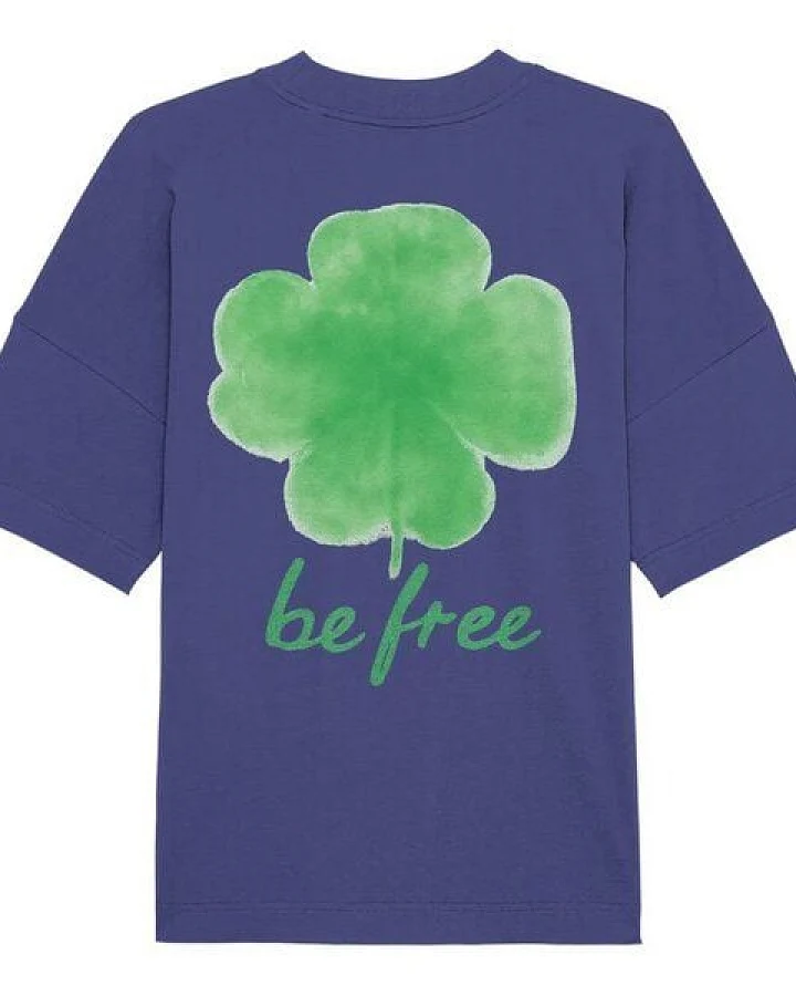 be free shoes LUCK - Kleeblatt Organic Oversize Shirt