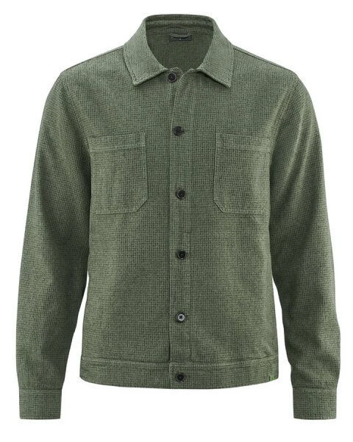 HempAge Jacke Herren Pepita Hanf/Biobaumwolle