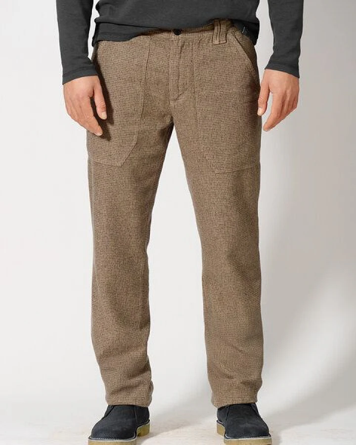 HempAge Herren Hose Pepita Hanf/Biobaumwolle