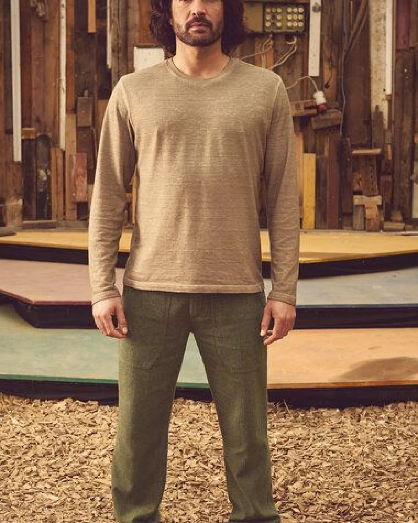 HempAge Herren Hose Pepita Hanf/Biobaumwolle – Ansicht 4