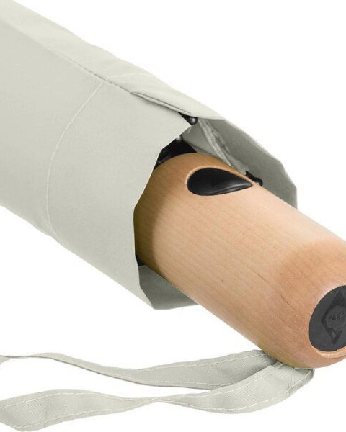 FARE Taschenschirm Automatikfunktion Echtholzgriff – Ansicht 4