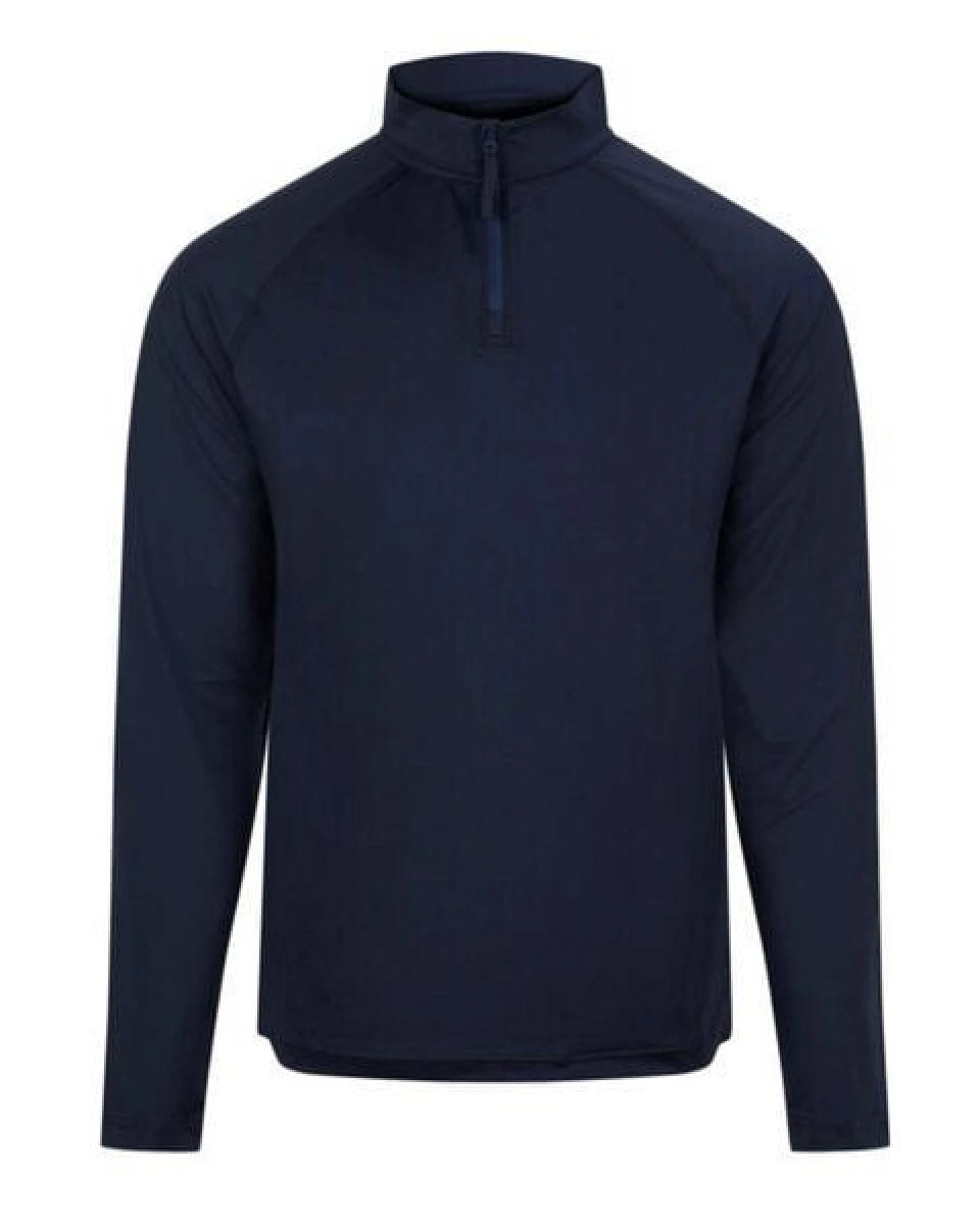 Just Cool Lightweight Sweatshirt Half-Zip-Reißverschluss Atmungsaktiv Feuchtigkeitsregulierend Trainingsshirt Langarm – Ansicht 2