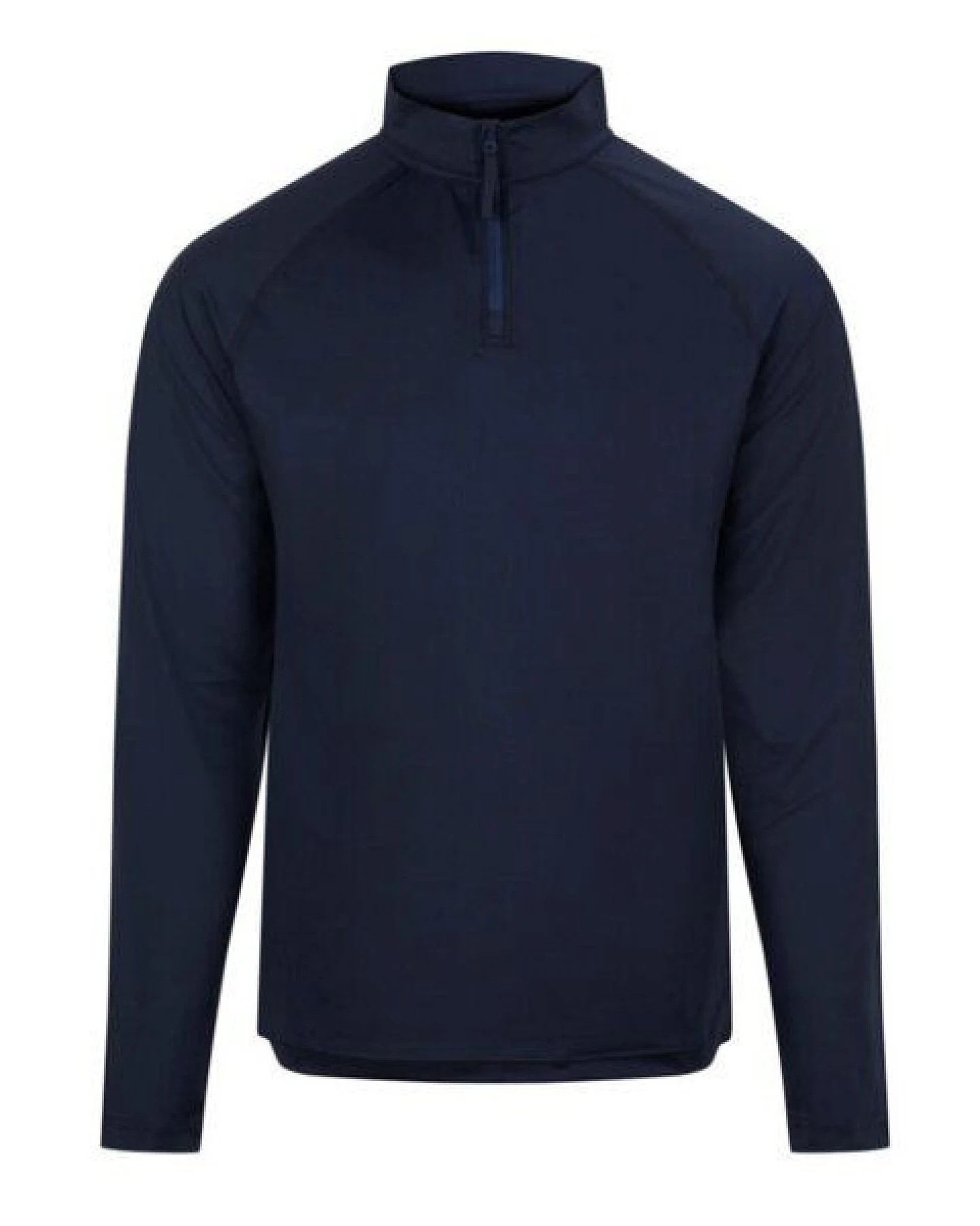 Just Cool Lightweight Sweatshirt Half-Zip-Reißverschluss Atmungsaktiv Feuchtigkeitsregulierend Trainingsshirt Langarm – Ansicht 2