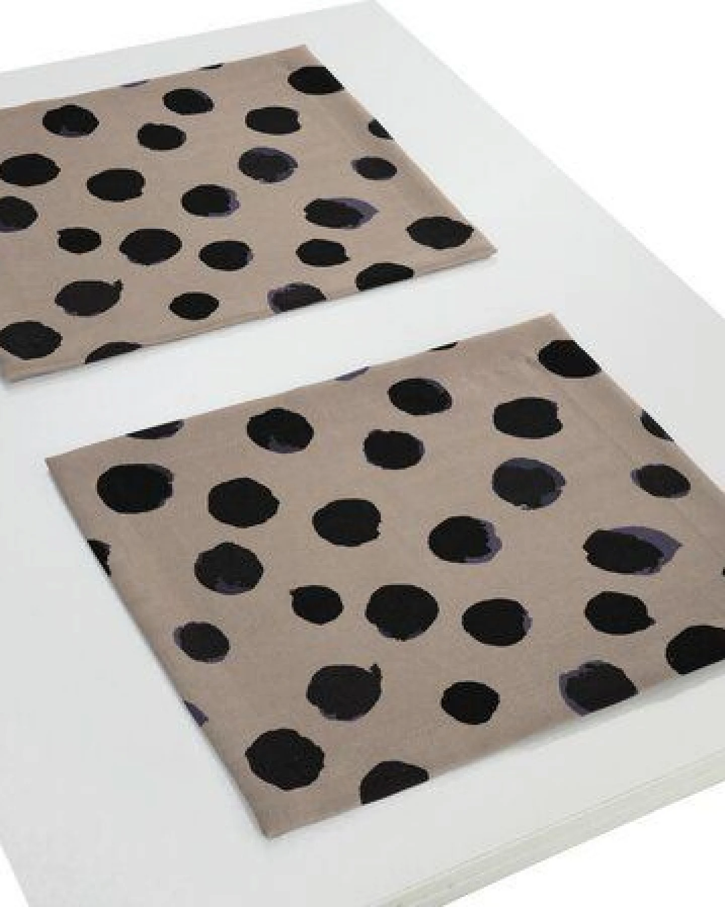 Nature by Adam Tischset 2er Pack aus Leinen und Bio-Baumwolle - Made in Germany - Dots – Ansicht 2