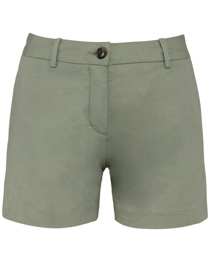 Greenspired Umweltfreundliche Chino-Bermuda-Shorts für Damen