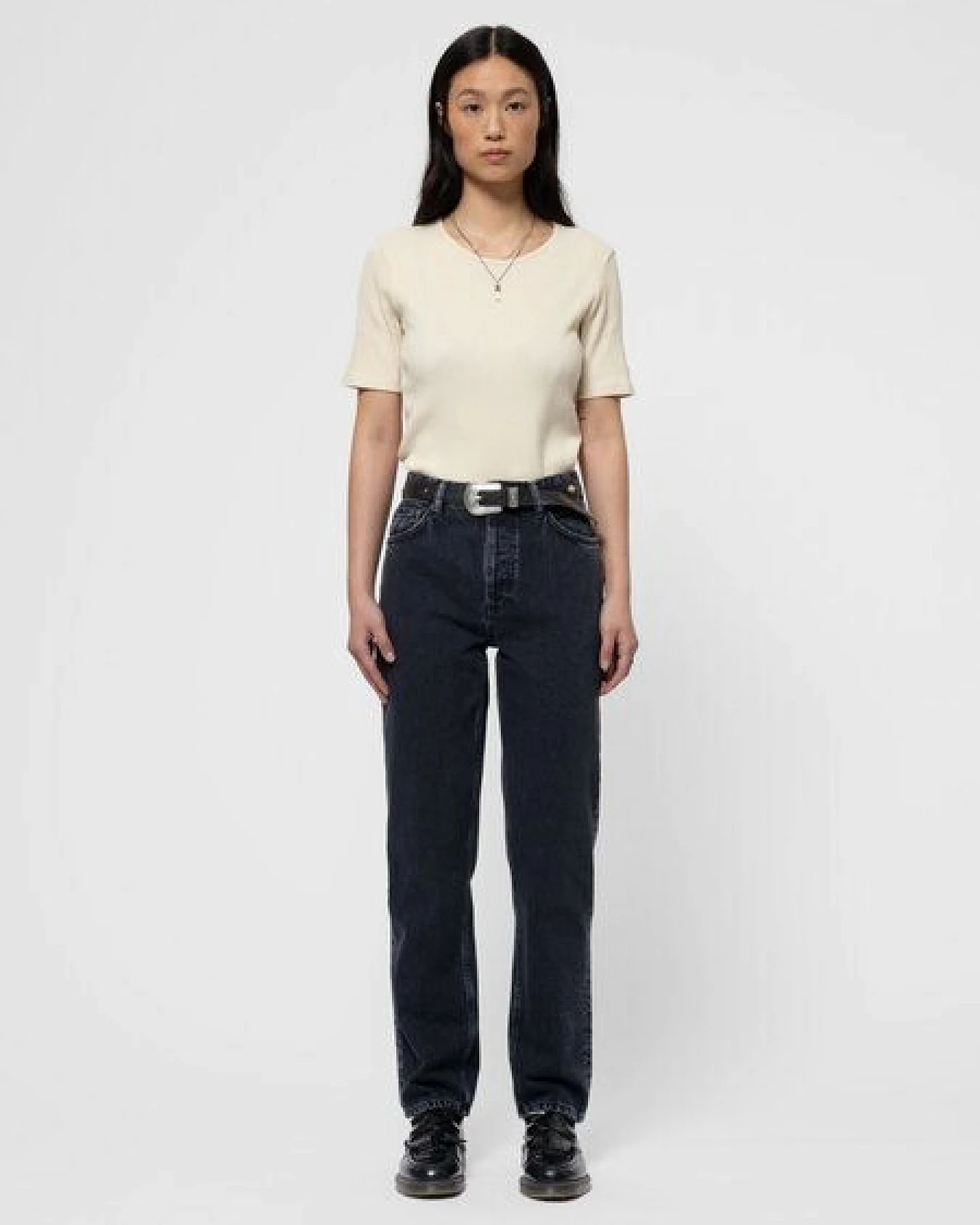 Nudie Jeans Lofty Lo Black Vintage – Ansicht 3