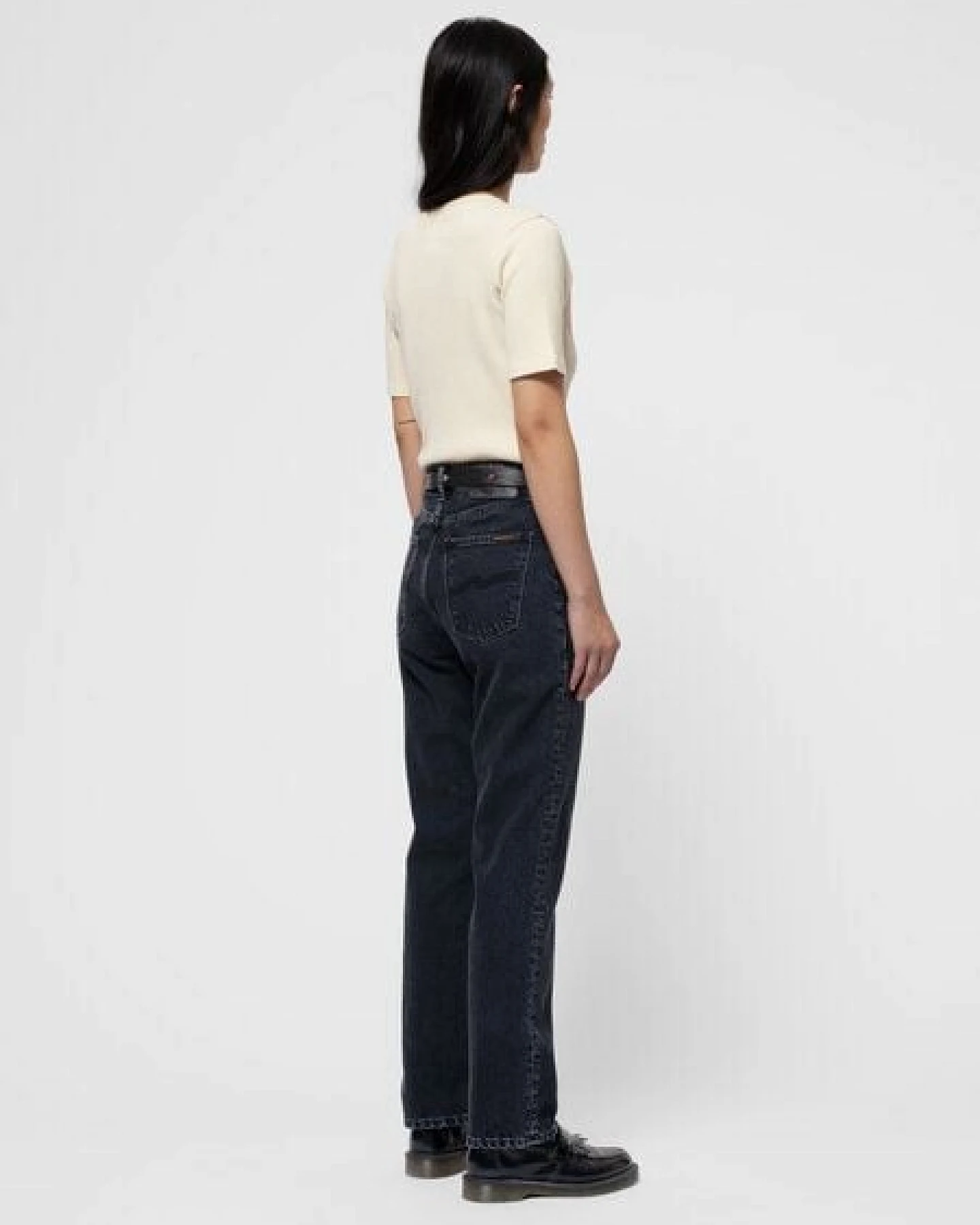 Nudie Jeans Lofty Lo Black Vintage – Ansicht 4