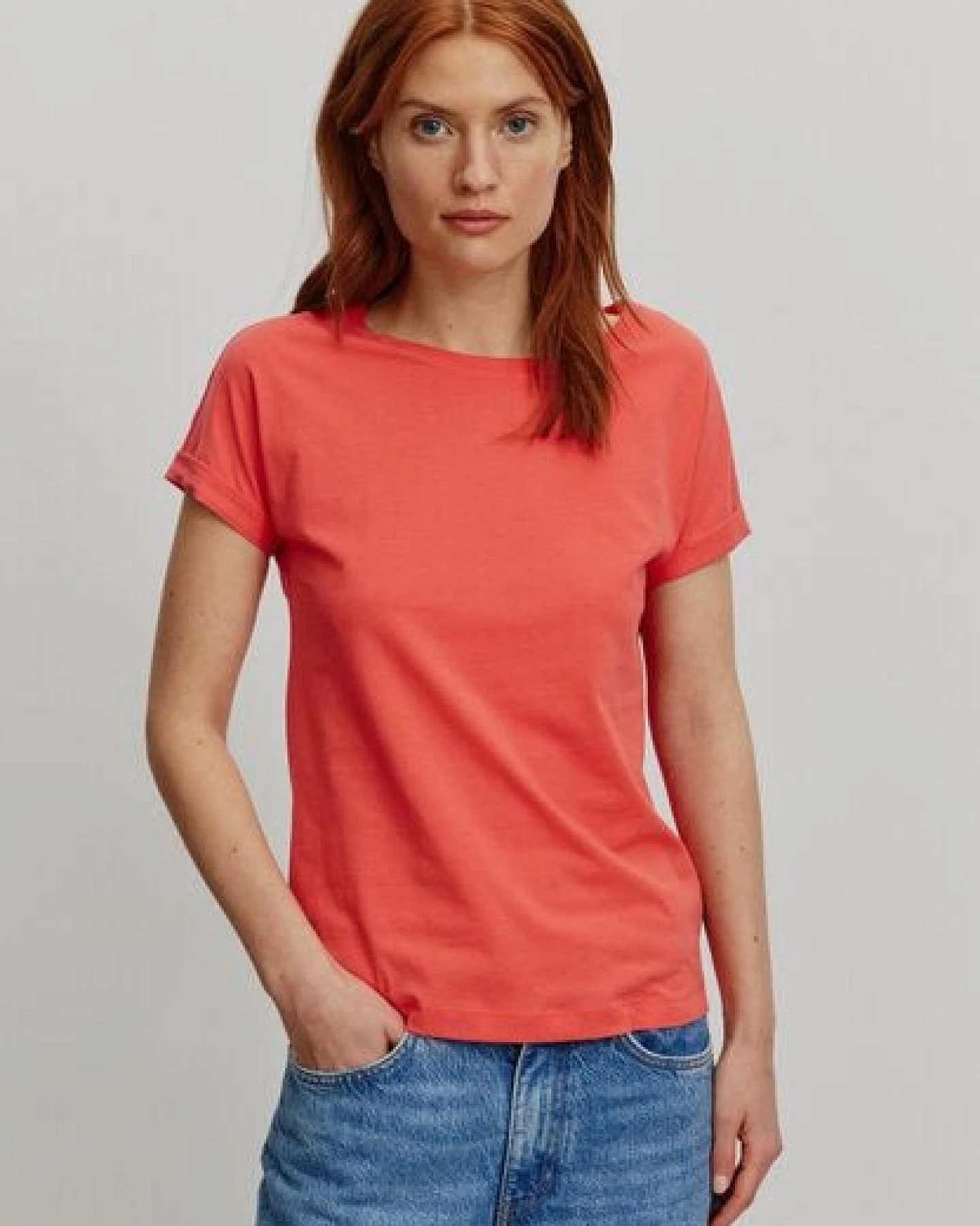recolution Basic T-Shirt CAYENNE – Ansicht 3