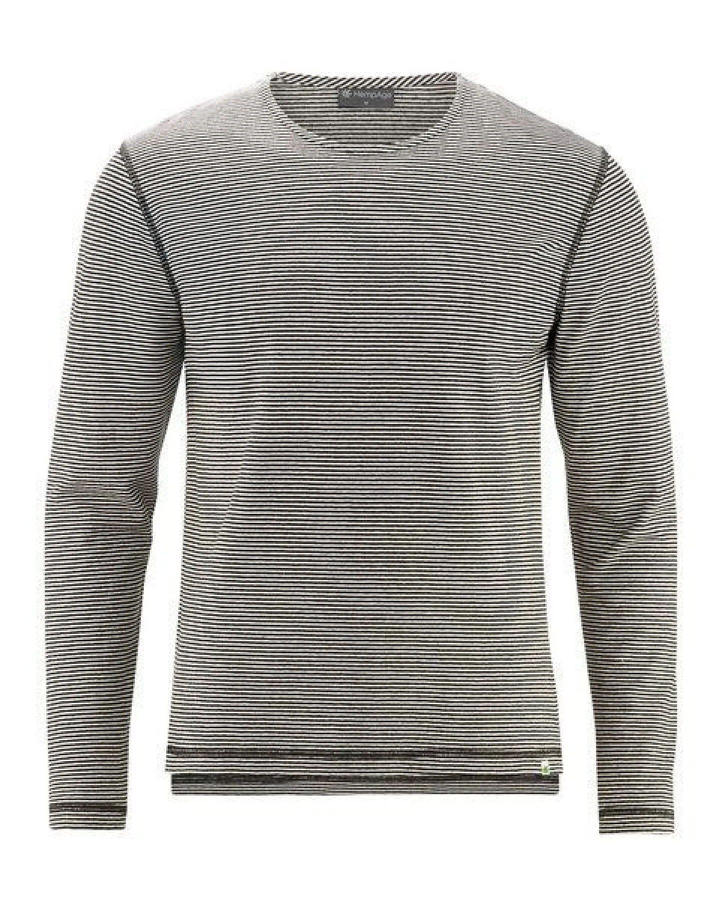 HempAge Herren Langarmshirt gestreift Hanf/Biobaumwolle – Ansicht 2