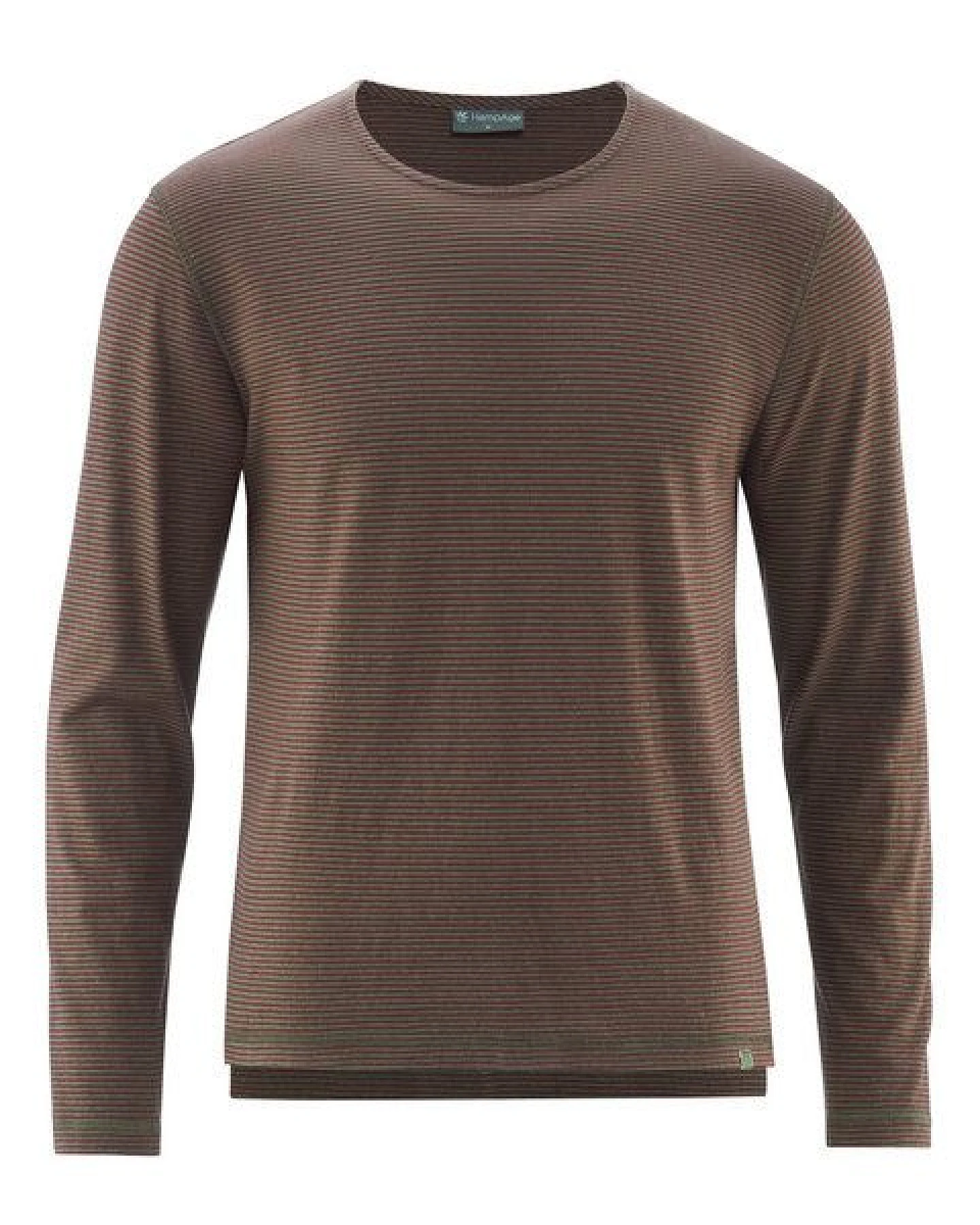 HempAge Herren Langarmshirt gestreift Hanf/Biobaumwolle – Ansicht 2