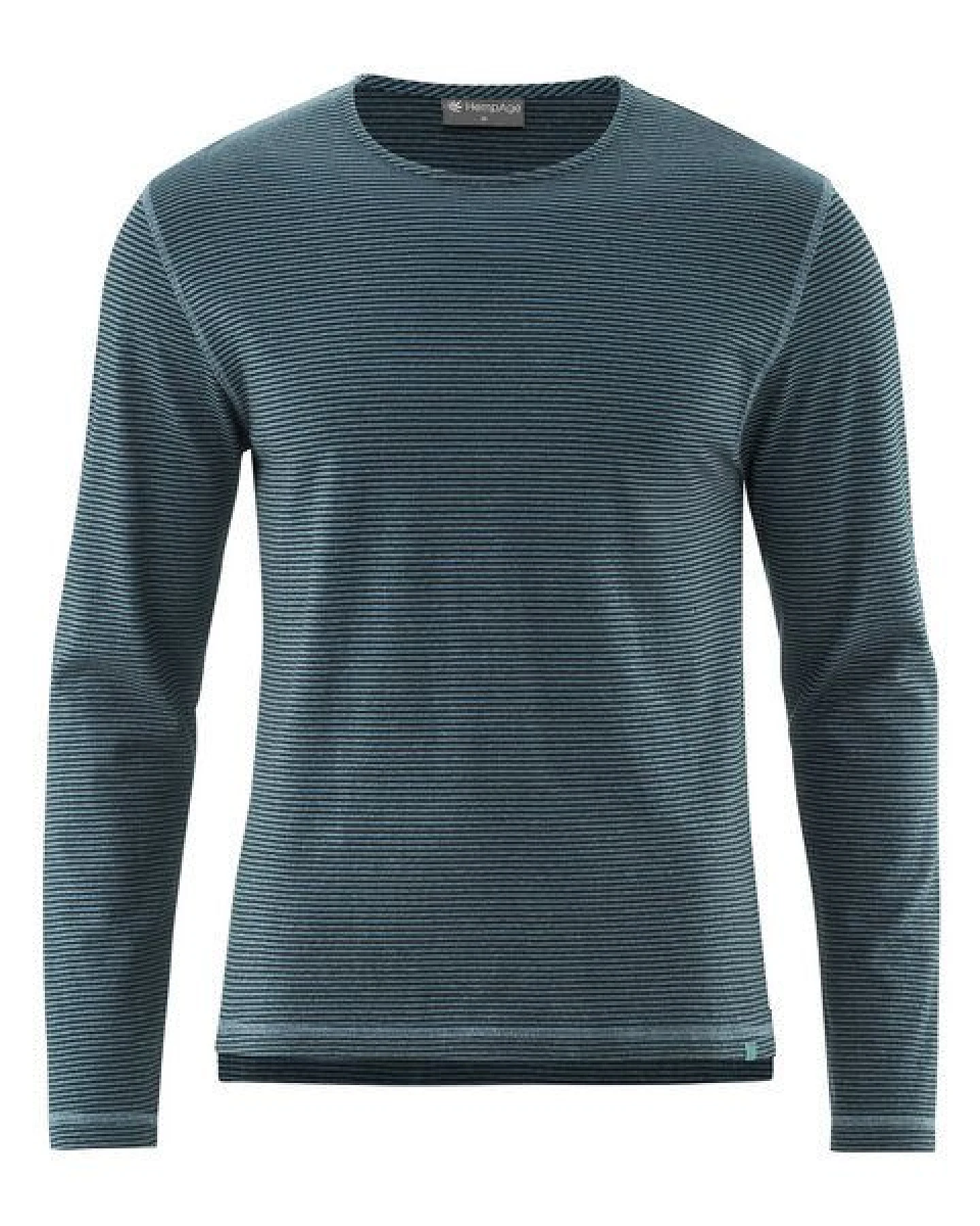 HempAge Herren Langarmshirt gestreift Hanf/Biobaumwolle – Ansicht 2
