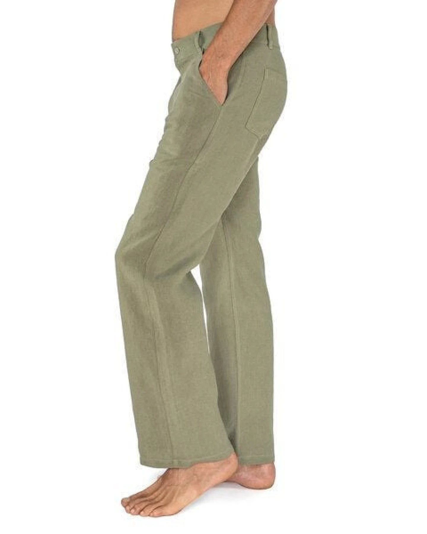 Leinenhose APPROVAL STONEWASHED von SCHAZAD – Ansicht 3