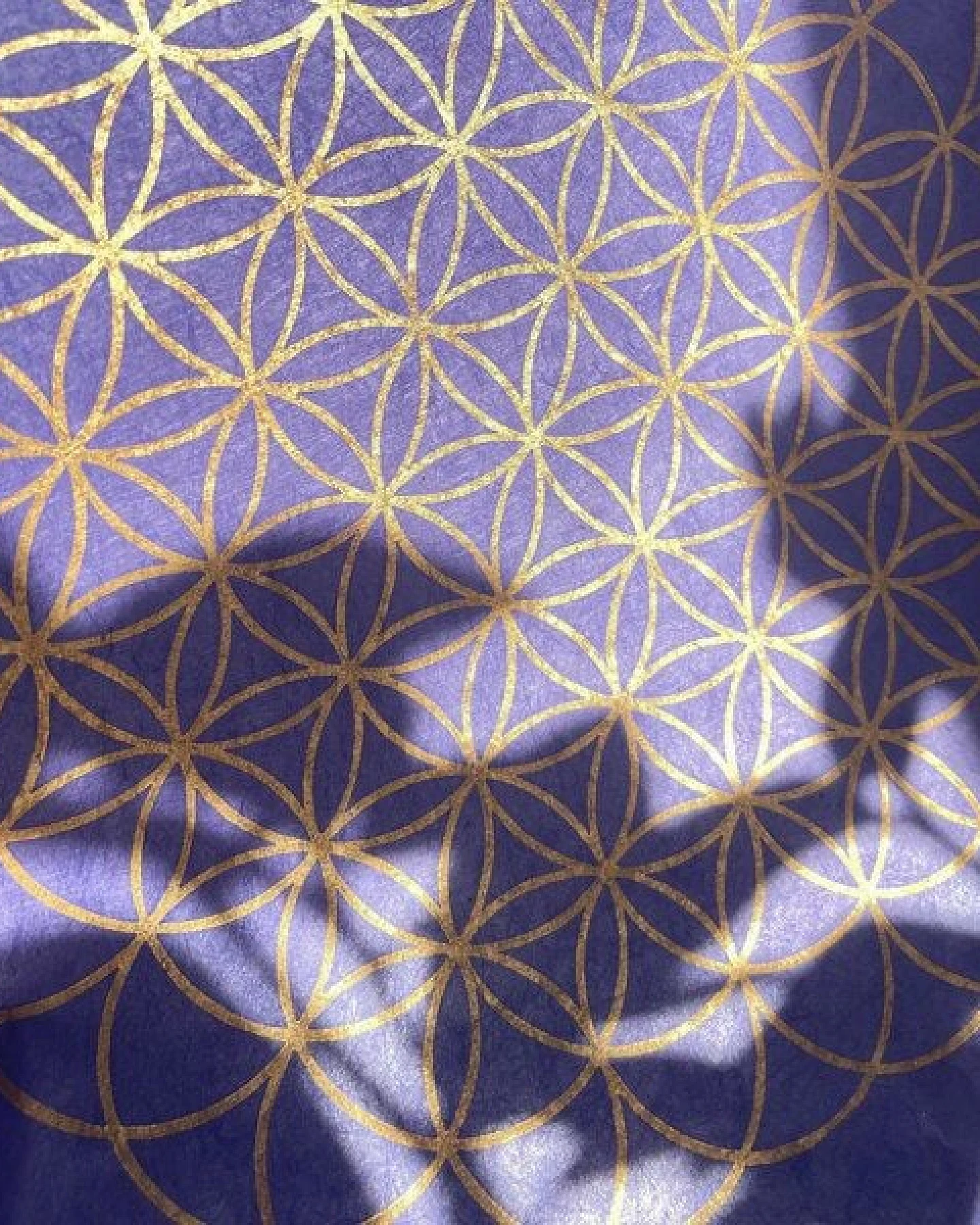 Veskor Cassiopeia BLUME DES LEBENS Heilige Geometrie Linoldruck – Ansicht 4