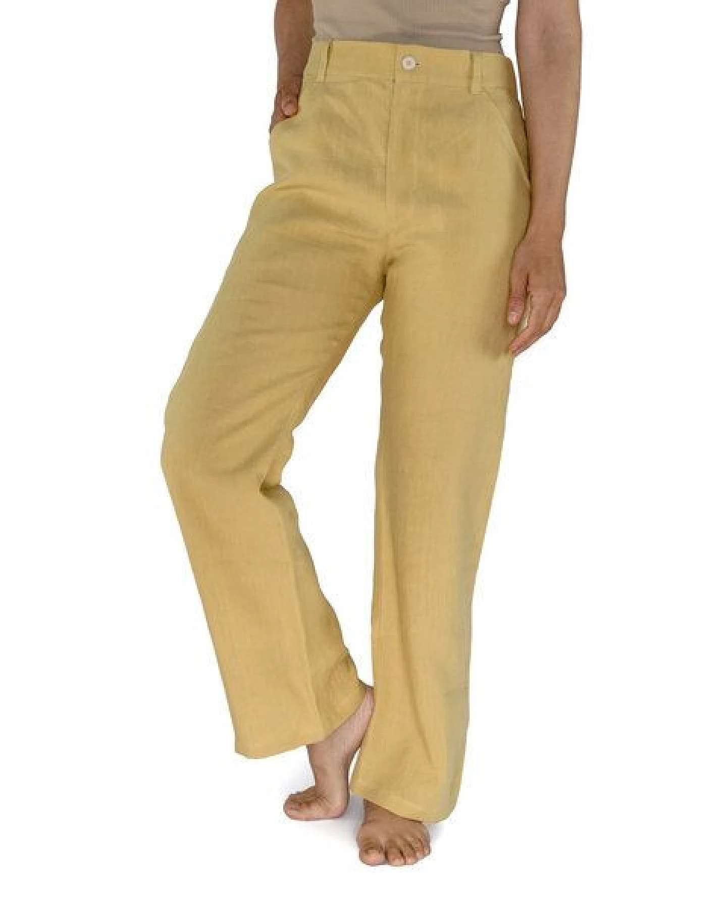 Leinenhose APPROVAL STONEWASHED von SCHAZAD – Ansicht 2