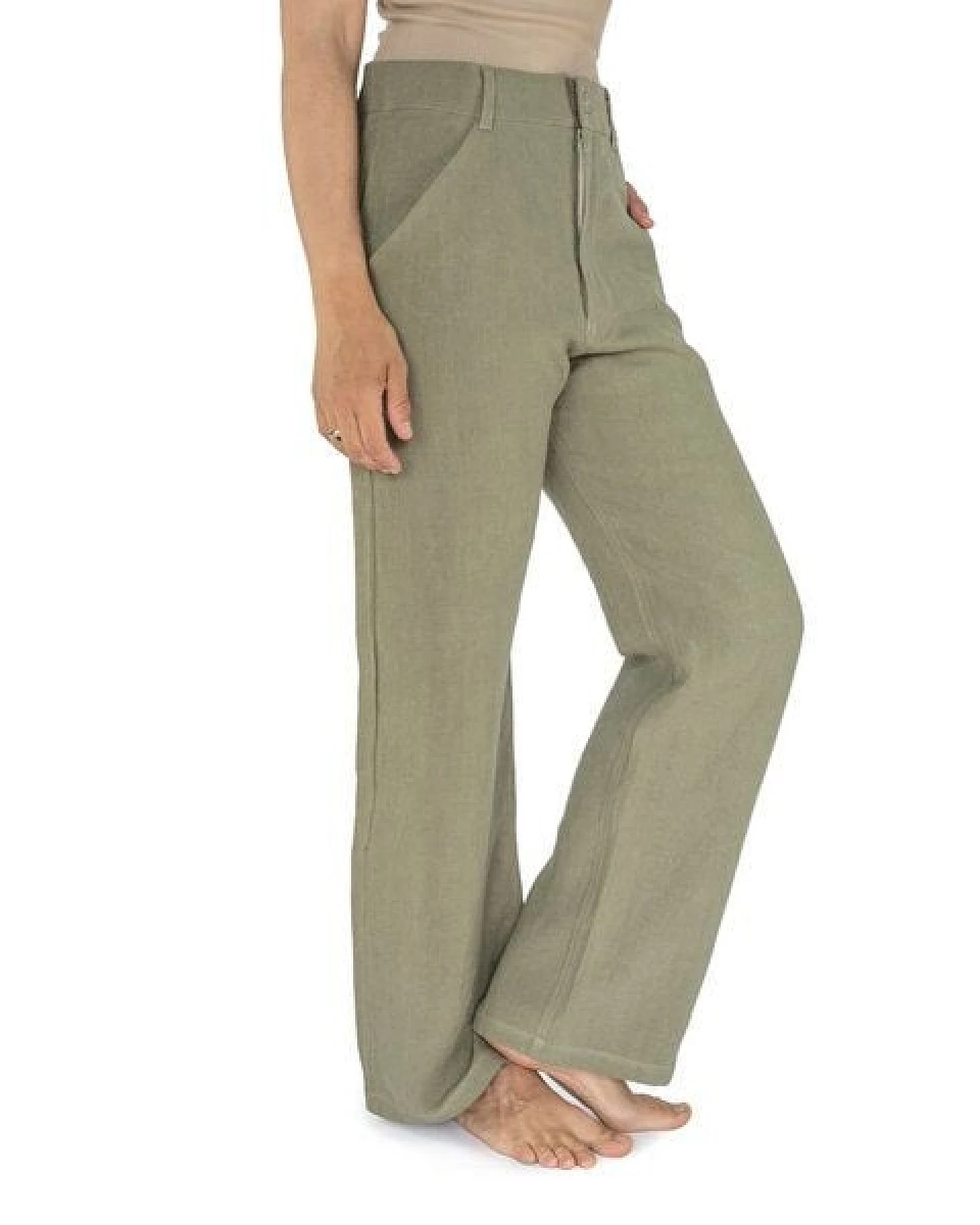 Leinenhose APPROVAL STONEWASHED von SCHAZAD – Ansicht 4