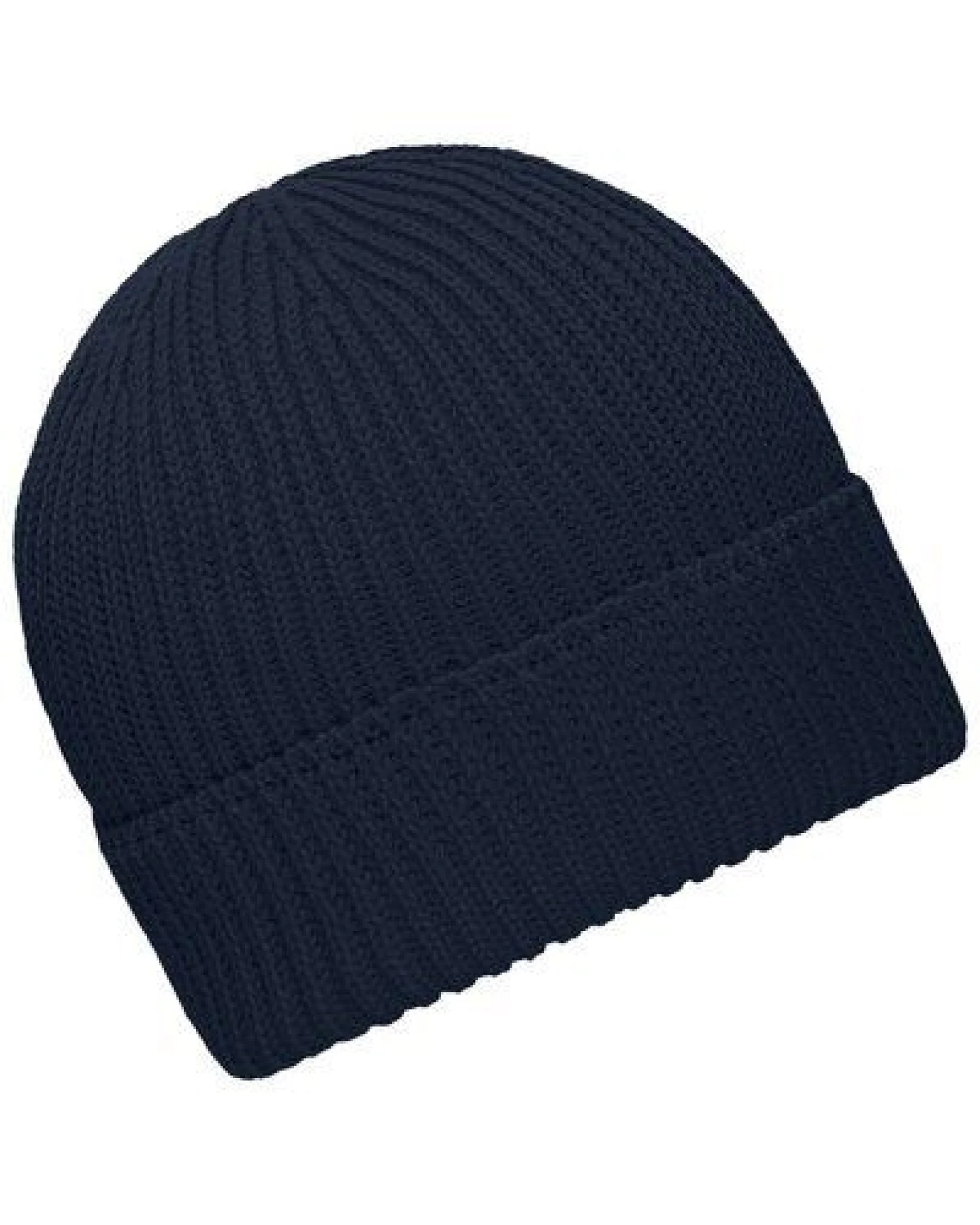 Daiber Bio-Baumwolle Beanie Wintermütze Ripp-Design – Ansicht 2