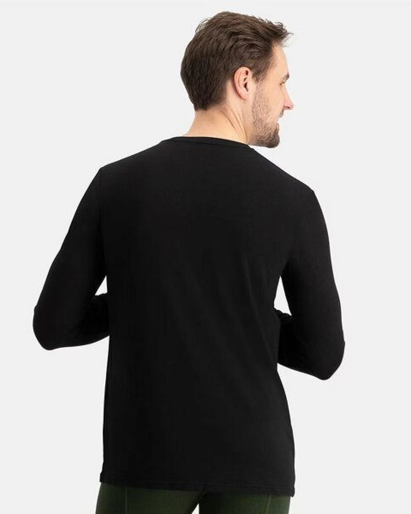 Bamboo Basics Rundhals Longsleeve RALPH aus Bambusviskose / Biobaumwolle (2er Pack) – Ansicht 2