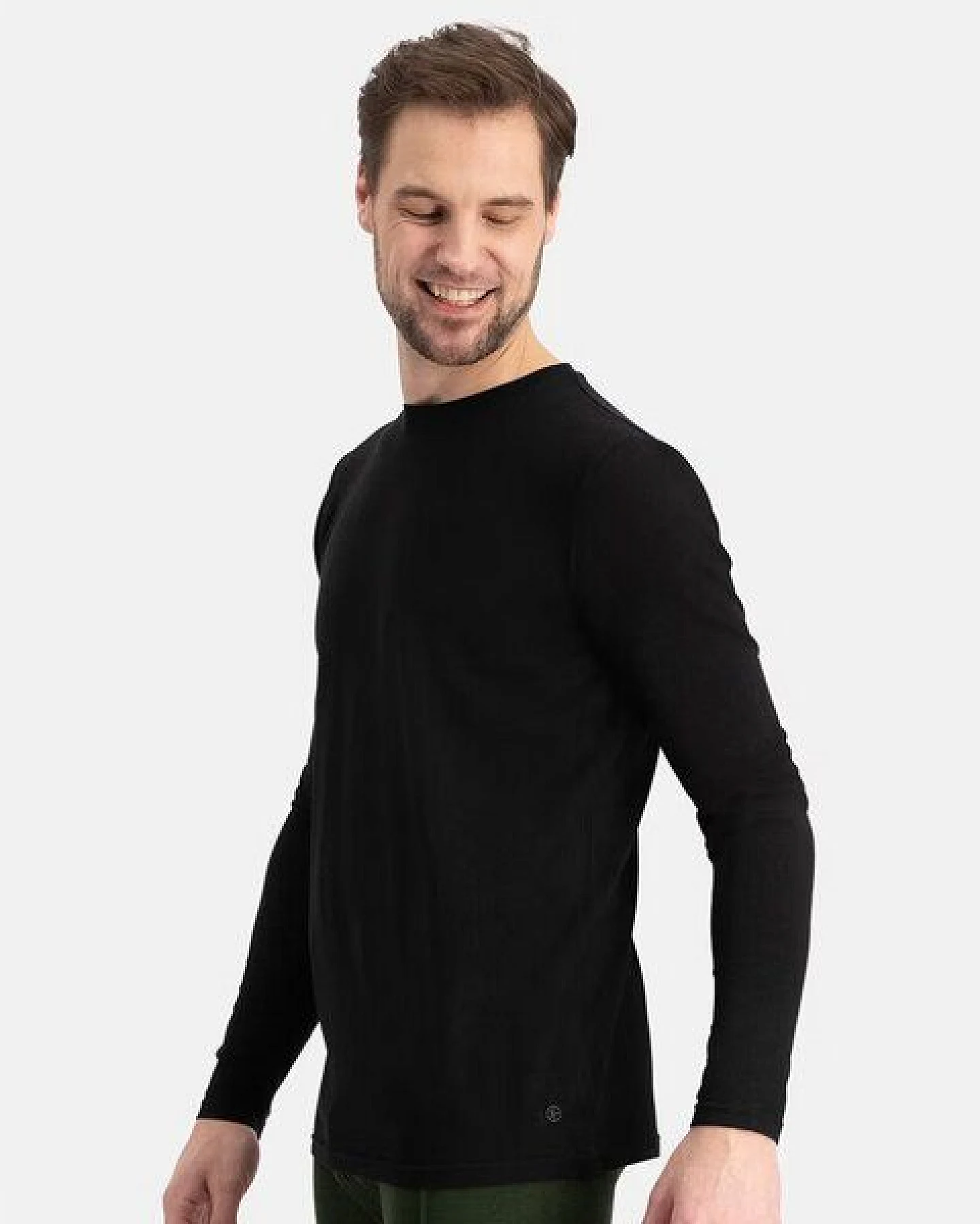 Bamboo Basics Rundhals Longsleeve RALPH aus Bambusviskose / Biobaumwolle (2er Pack) – Ansicht 3