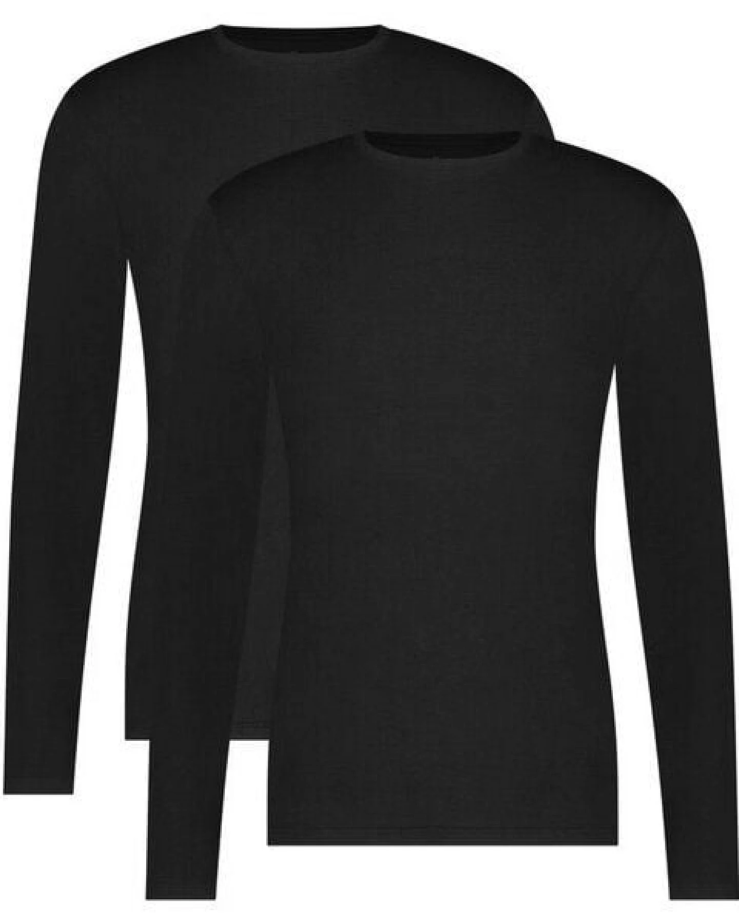 Bamboo Basics Rundhals Longsleeve RALPH aus Bambusviskose / Biobaumwolle (2er Pack) – Ansicht 4