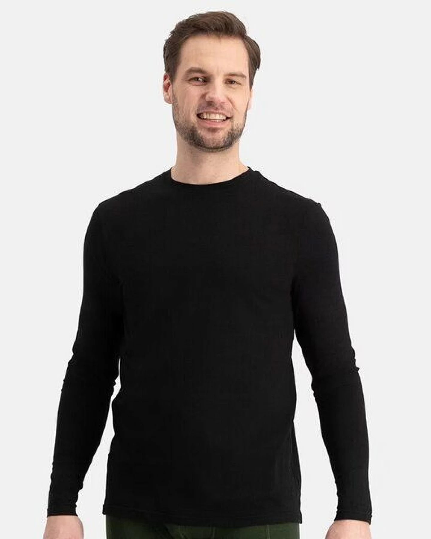 Bamboo Basics Rundhals Longsleeve RALPH aus Bambusviskose / Biobaumwolle (2er Pack) – Ansicht 2