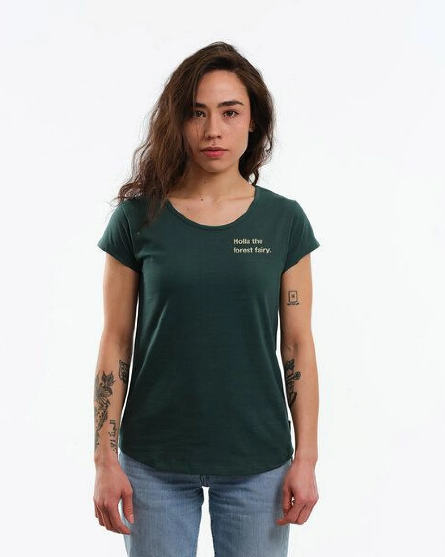 GARY MASH Shirt Asheville Holla the forest fairy. aus Bio-Baumwolle – Ansicht 3