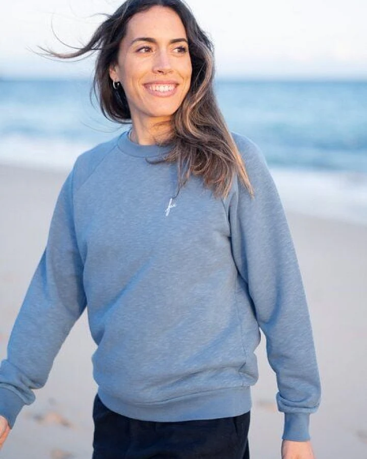 FUXBAU Frauen fux Sweater meliert