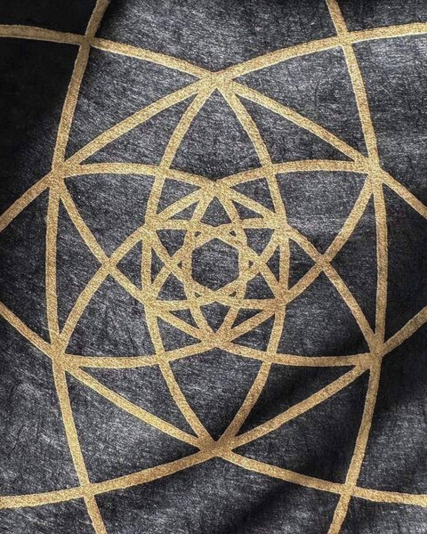 Veskor Cassiopeia BLÜTEN DER LIEBE Heilige Geometrie Linoldruck – Ansicht 2