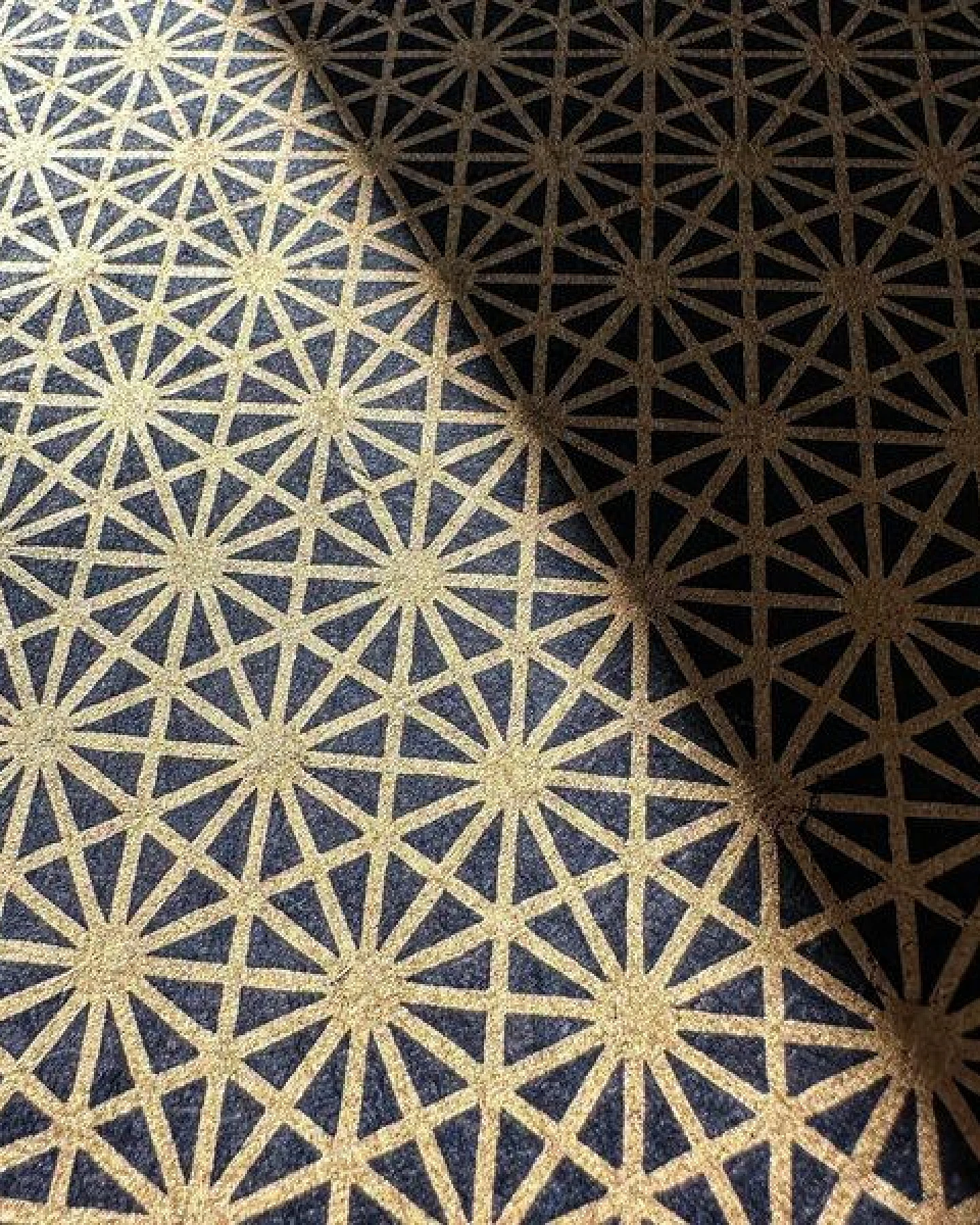Veskor Cassiopeia STERN TETRAEDER 512 Heilige Geometrie Linoldruck – Ansicht 2