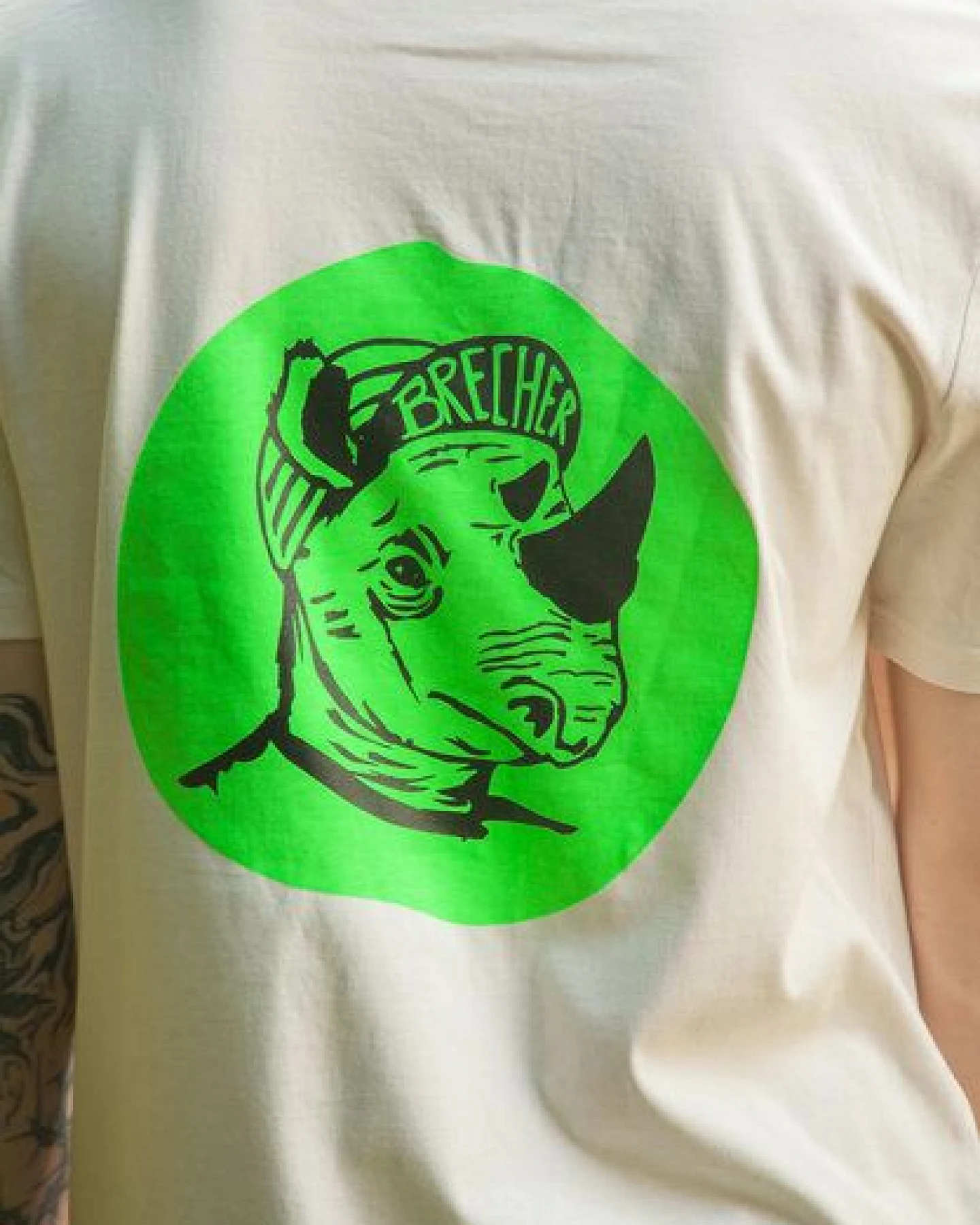 päfjes Nashorn der Brecher Fahrrad Gravel - Unisex Männer Bio T-Shirt – Ansicht 3