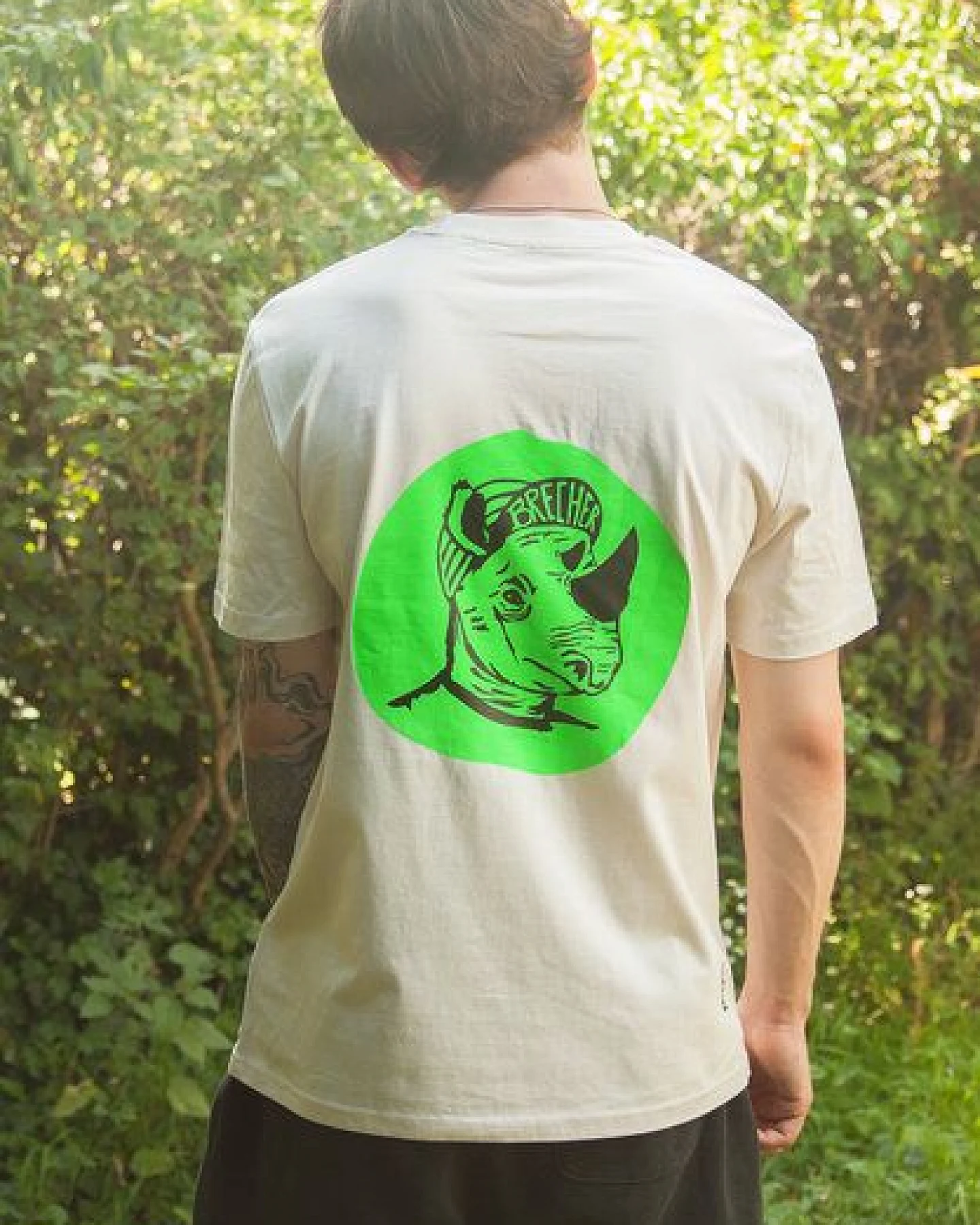 päfjes Nashorn der Brecher Fahrrad Gravel - Unisex Männer Bio T-Shirt – Ansicht 2