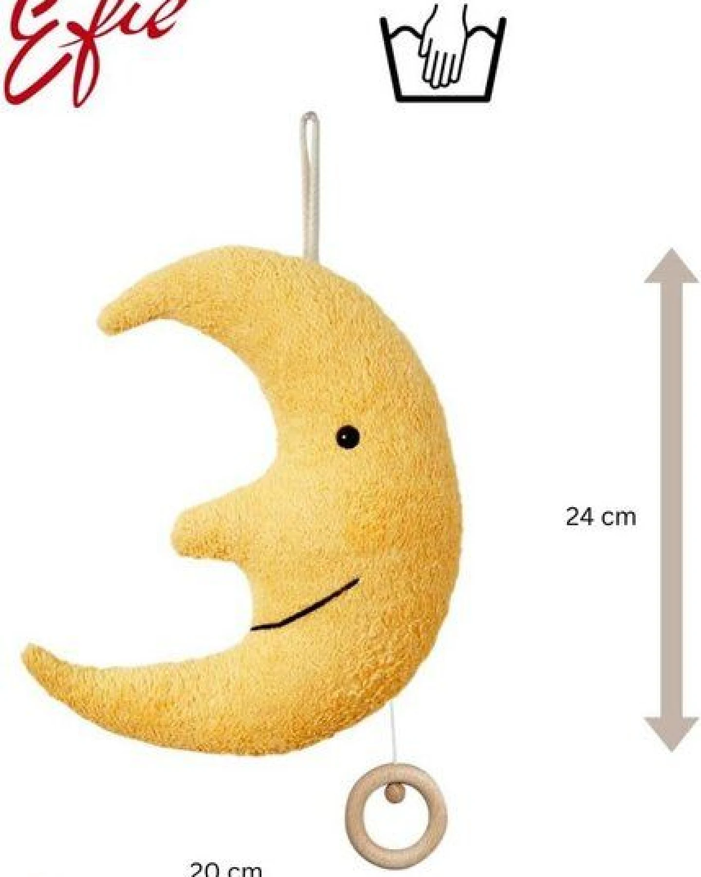 Efie Spieluhr Mond, KbA(organic), Made in Germany – Ansicht 4