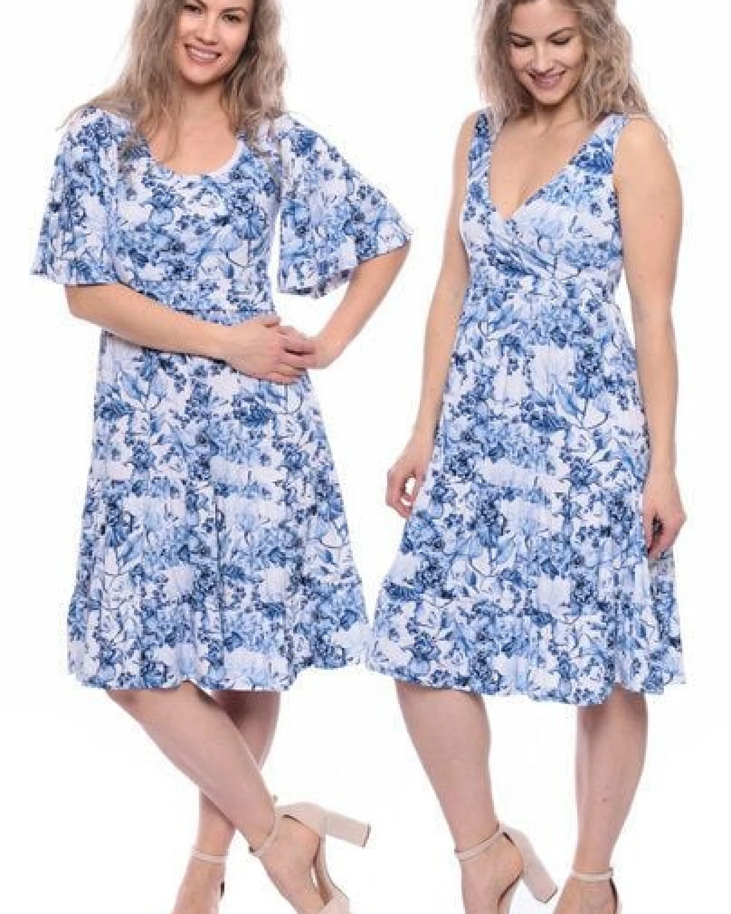 Milchshake KAYA & KAYO 2tlg. VARIO-SET Umstands-& Stillkleid (Clivia) aus TENCEL Jersey – Ansicht 2