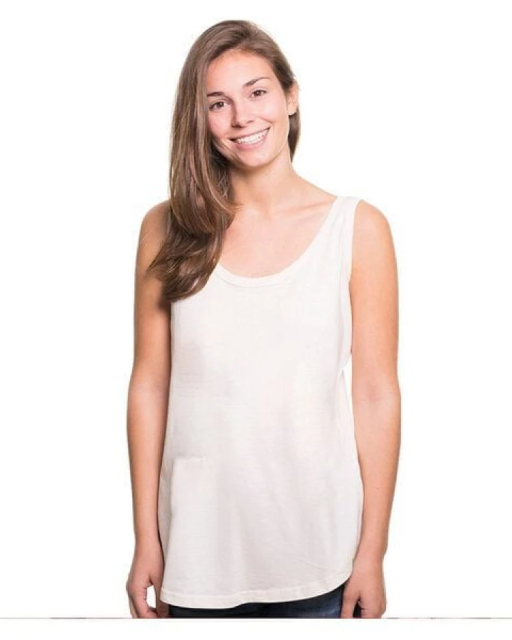 Kipepeo-Clothing Frauen Tank-Top aus Biobaumwolle Natur Made in Africa RESTPOSTEN