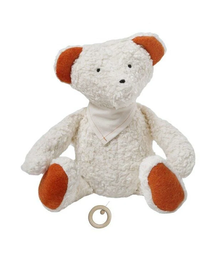 Efie Spieluhr Teddy mit Halstuch, kbA, 100 % Made in Germany