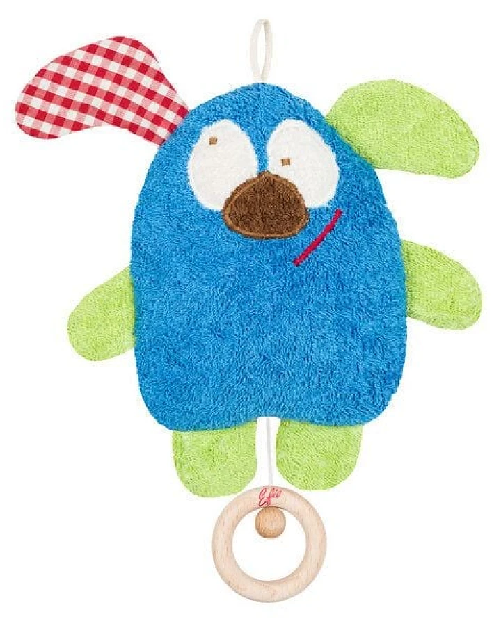 Efie Spieluhr blau, kbA (organic), Made in Germany