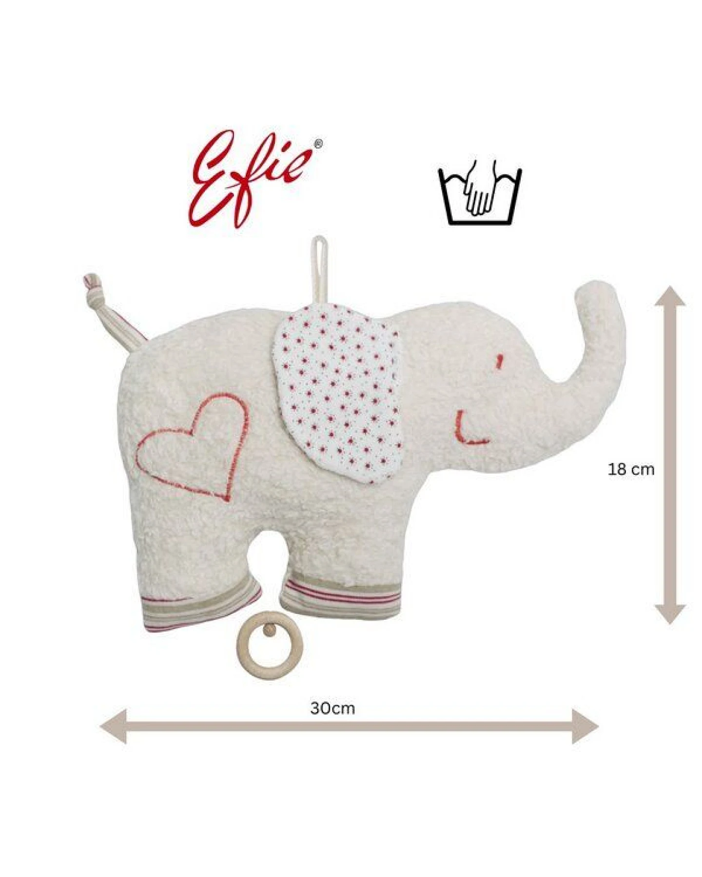 Efie Spieluhr Elefant KbA – Ansicht 3