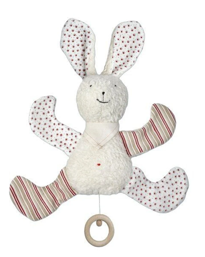Efie Spieluhr Hase, kontrolliert biologischer Anbau, 100 % Made in Germany