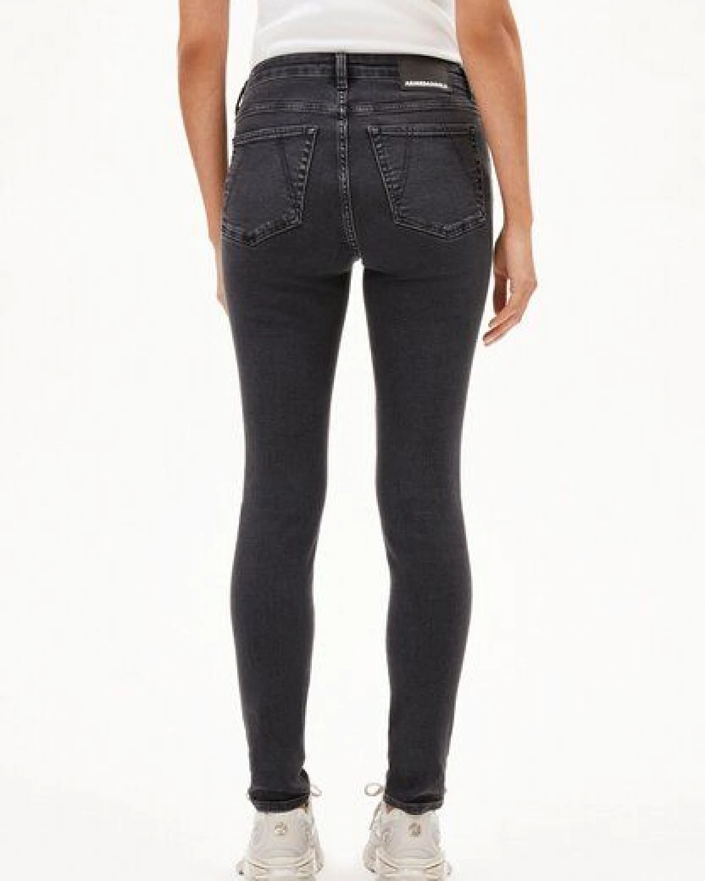 ARMEDANGELS TILLAA Damen Skinny Jeans Mid Waist Bio-Baumwoll Mix X-Stretch – Ansicht 2