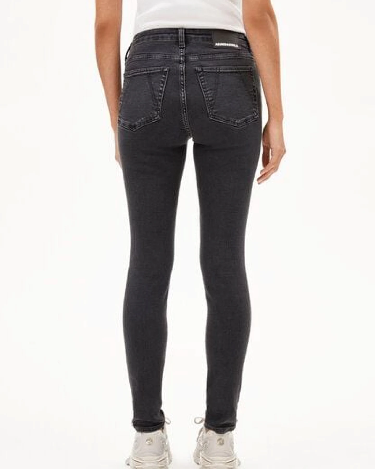 ARMEDANGELS TILLAA Damen Skinny Jeans Mid Waist Bio-Baumwoll Mix X-Stretch – Ansicht 2