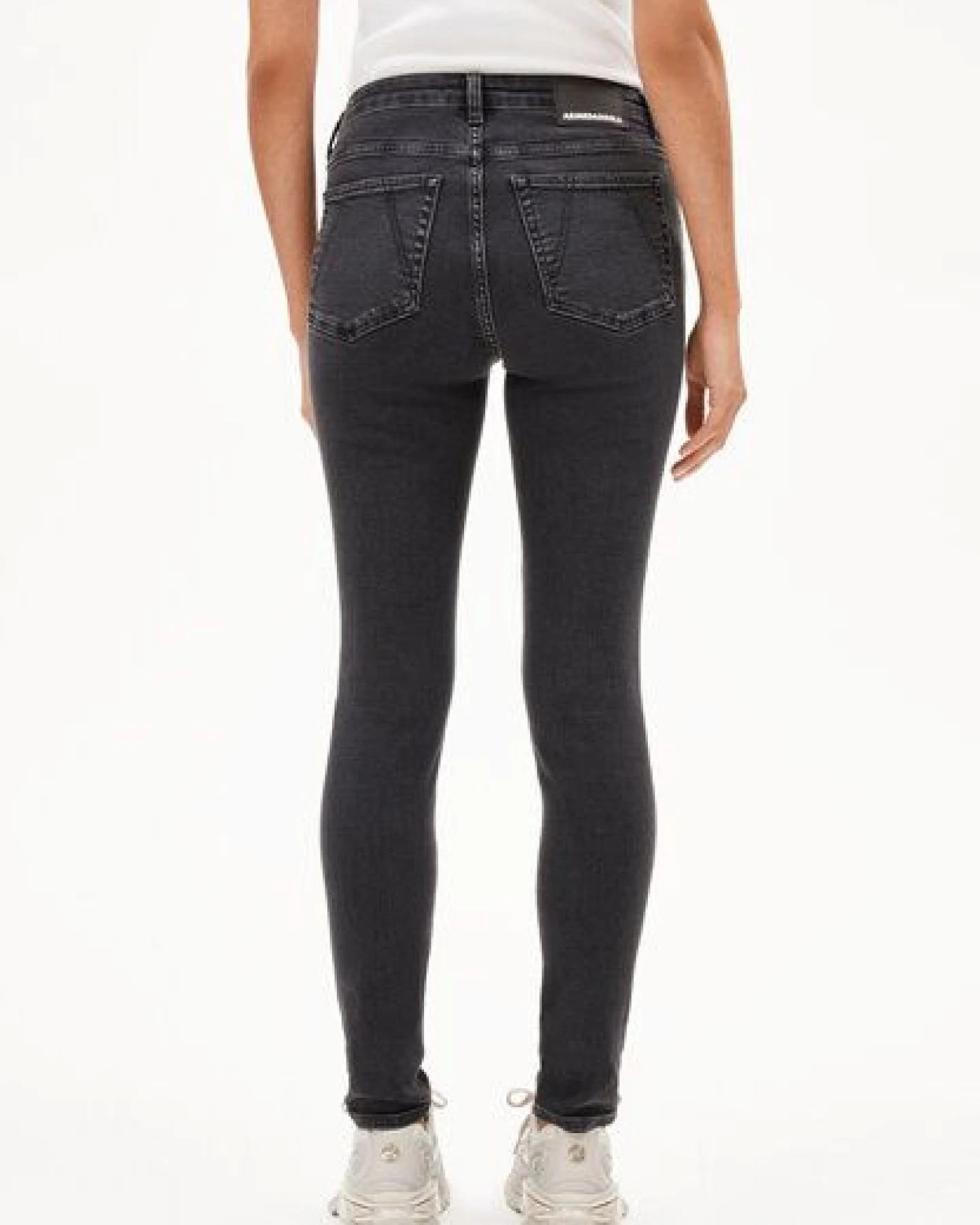 ARMEDANGELS TILLAA Damen Skinny Jeans Mid Waist Bio-Baumwoll Mix X-Stretch – Ansicht 2