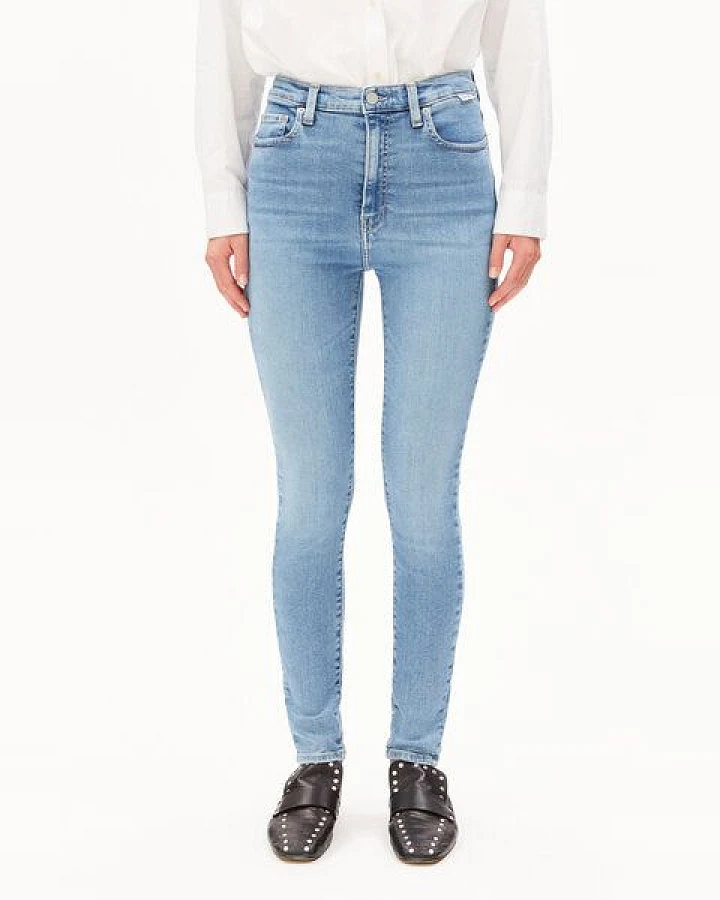 ARMEDANGELS INGAA Damen Skinny Jeans High Waist Bio-Baumwoll Mix X-Stretch