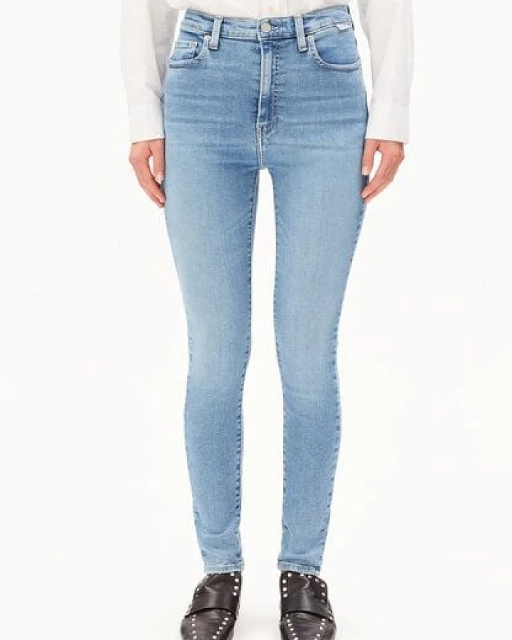 ARMEDANGELS INGAA Damen Skinny Jeans High Waist Bio-Baumwoll Mix X-Stretch