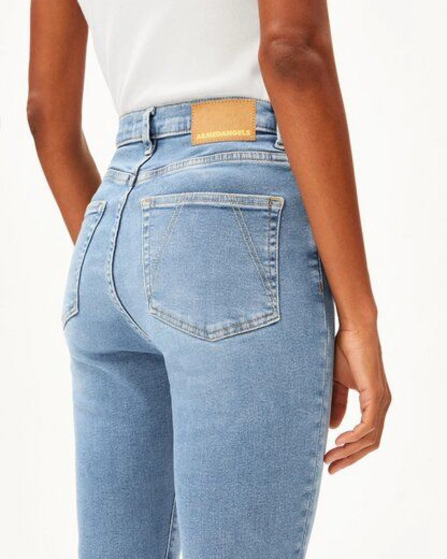 ARMEDANGELS INGAA Damen Skinny Jeans High Waist Bio-Baumwoll Mix X-Stretch – Ansicht 3