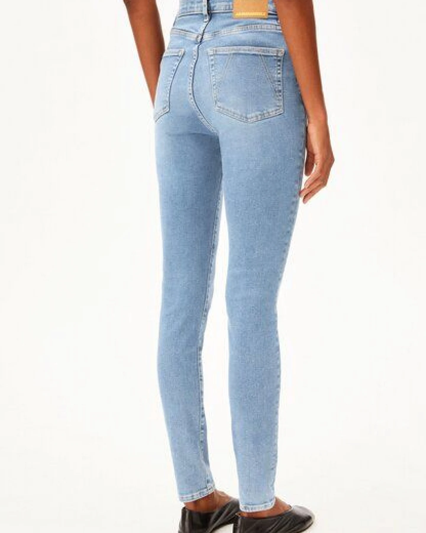 ARMEDANGELS INGAA Damen Skinny Jeans High Waist Bio-Baumwoll Mix X-Stretch – Ansicht 2